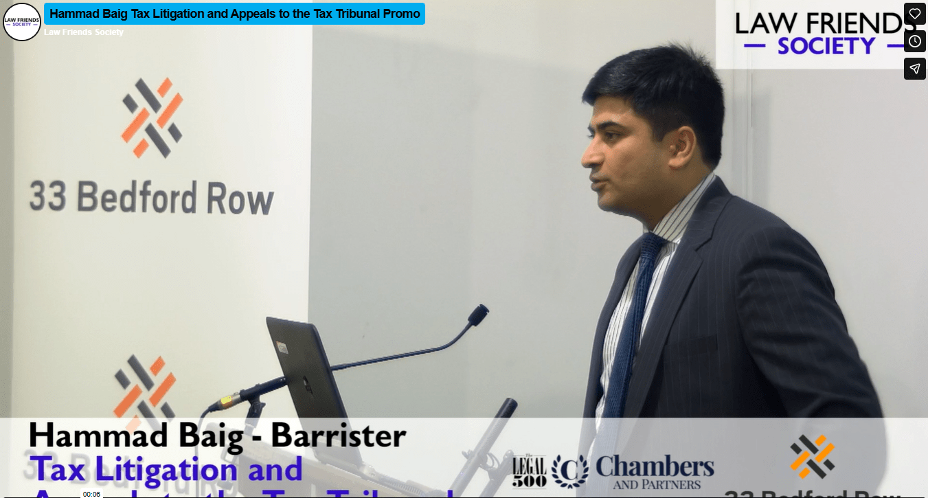 Hammad Baig - Tax Barrister